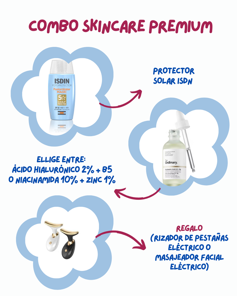 Combo Skincare: ISDIN Fusion Water + Suero The Ordinary a Elección