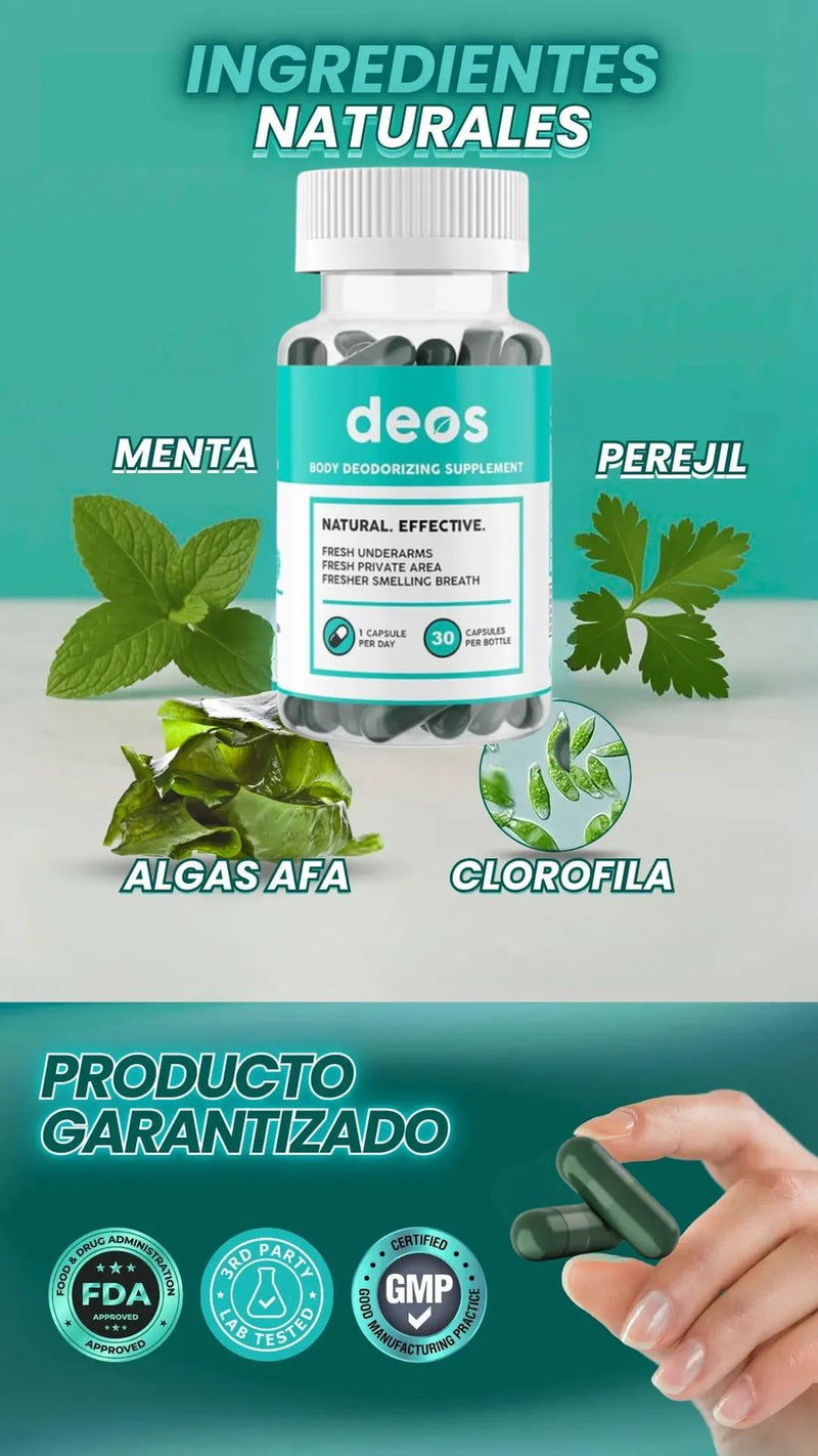 DEOS | Di adiós al mal olor corporal de forma natural y efectiva