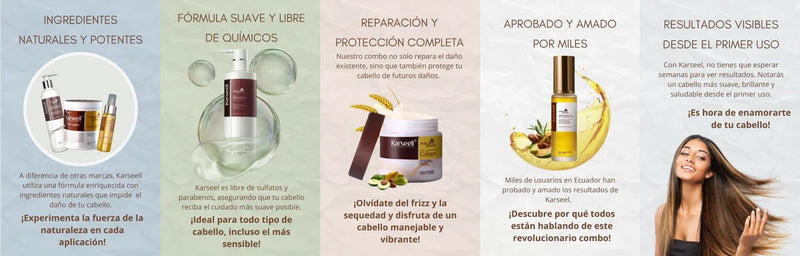Combo Karseell Profesional – Resultados desde la primera aplicación