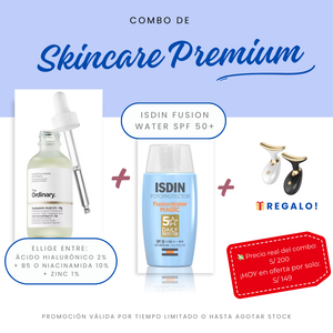 Combo Skincare: ISDIN Fusion Water + Suero The Ordinary a Elección